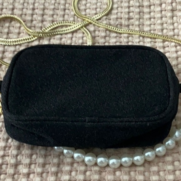 Chanel Black Bag with Pearl and Gold Strap - Picture 3 of 4